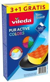 Vileda PUR active Colors hubka 3+1 ks
