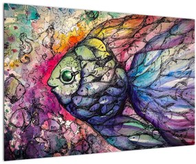 Obraz - Farebná rybička (90x60 cm)