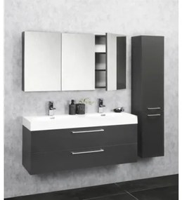 Súprava kúpeľňového nábytku Somero antracit 120x57 cm