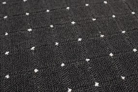 Condor Carpets Kusový koberec Udinese antracit guľatý - 120x120 (priemer) kruh cm