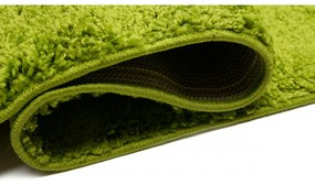 Kusový koberec Shaggy Parba zelený 80x150cm