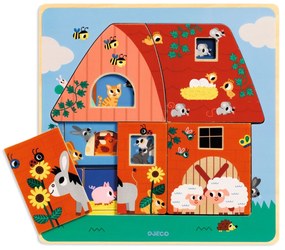 Trojvrstvová vkladačka - Na farme