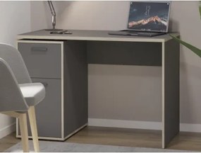 Písací stôl Elias, antracit/dub sonoma%