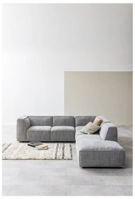 Svetlosivý koncový otvorený modul pohovky Bonami Selection Fairfield, ľavý roh