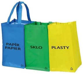 Tašky na triedený odpad, 18 l, viacfarebná