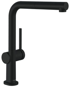 Hansgrohe M54, drezová batéria Talis s výsuvnou koncovkou, EcoSmart, čierna matná, HAN-72845670