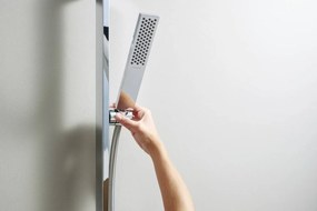Hansgrohe Pulsify E, tyčová ručná sprcha 100 1jet EcoSmart, chrómová, HAN-24320000