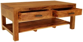 furniture-nabytek.cz - Konferenčný stolík drevený z masívu palisander 110x60x45
