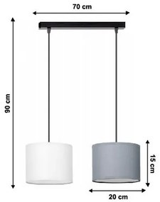 Luster na lanku TUZ 2xE27/60W/230V