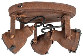 Chladné bodové svetlo hrdzavohnedé 3-žiarovkové - Sorra