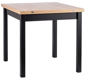 Jedálenský stôl Flip, dub artisan / čierna