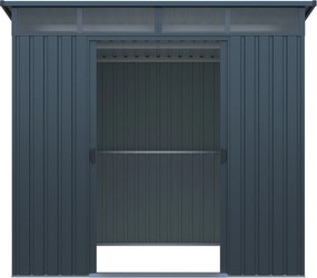 Záhradný domček BestBerg ZD-808G / 5,6 m² / 236 × 238 × 203 cm / sivá