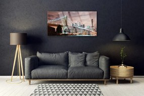 Obraz plexi Most architektúra mesto 100x50 cm