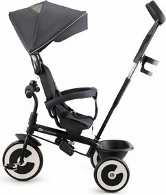 Detská trojkolka na tlačenie s otočným sedadlom ASTON – sivá