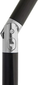 Skladací záhradný slnečník 260 cm – hnedý GU0023