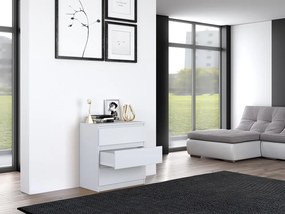Komoda Musecalo 1 (biela). Akcia -18%. Vlastná spoľahlivá doprava až k Vám domov. 1132781