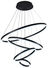 LED Stmievateľný luster na lanku LED/165W/230V 3000-6500K + diaľkové ovládanie