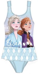 Setino - Dievčenské jednodielne plavky Ľadové kráľovstvo FROZEN | Elsa a Anna - zelené 104