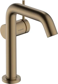 Hansgrohe Tecturis S, páková umývadlová batéria 150 Fine CoolStart EcoSmart+ s odtokovou súpravou, kartáčovaný bronz, HAN-73340140