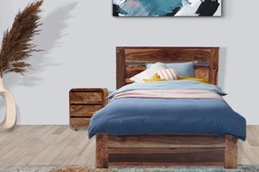 furniture-nabytek.cz - Masívna posteľ 90x200 z dreva palisander