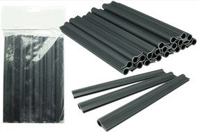 Bestent Upevňovacie spony ku tieniacemu pásu 19 cm, antracit, 20 ks