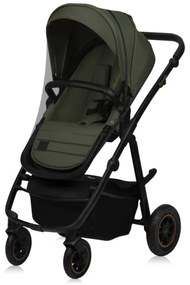 Lionelo - Kombinovaný kočík 3v1 AMBER PLUS Zelený les