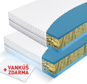 Materasso Penový matrac White Camilia 1 + 1 Rozmer: 120 x 200 cm