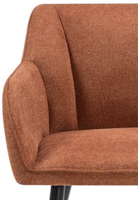 Jídelní křeslo Berisso měděné/černé