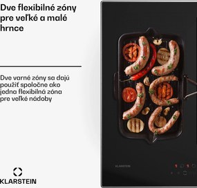 Klarstein Chef-Fusion Prime Down Air System, 2 v 1, indukčná varná doska + digestor, výkonný