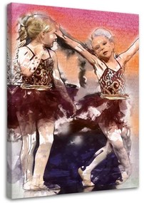 Obraz na plátně Malé baletky - 70x100 cm