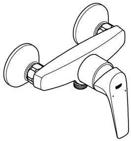 GROHE 23771000 - Sprchová batéria START FLOW lesklý chróm