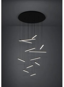 Eglo 390351 - LED Stmievateľný luster na lanku LINDOZA 12xLED/8,4W/230V 3000K