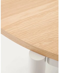 Rozkladací jedálenský stôl s doskou v dubovom dekore v prírodnej farbe 90x120 cm Montuiri – Kave Home