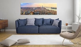 Obraz - New York Panorama Veľkosť: 135x45, Verzia: Premium Print