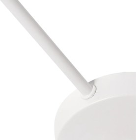 Stropné svietidlo biele, sivé a hnedé 6-žiarovkové - Multidrum