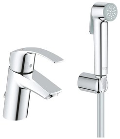 GROHE Eurosmart - Páková umývadlová batéria, s bidetovou sprškou, veľkosť S, chróm 23124002