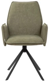 Otočná stolička LUGRO zelená 871738