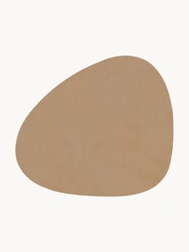 Asymetrické podložky z kože Curve, 4 ks