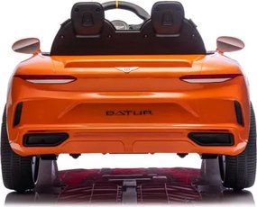 Detské elektrické autíčko Bentley Batur kabriolet oranžové
