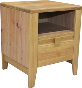 XXXLutz NOČNÝ STOLÍK, divoký dub, dub artisan, divoký dub, 45/54/42,7 cm Linea Natura - Spálňové sety - 002748013109