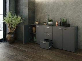 Skriňa HUGOS 180, grafitová