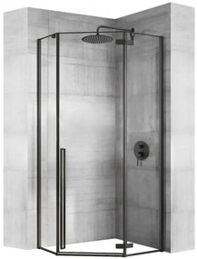 Sprchový kút Diamond Rea K6900 80x80x195 black