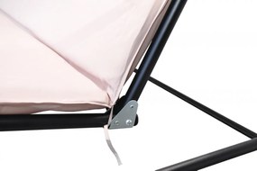 Záhradná hojdačka Barbara - čierna / taupe