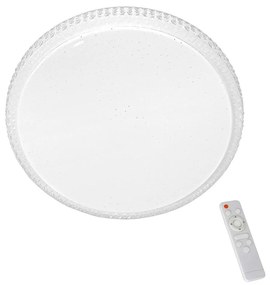 LED Stmievateľné stropné svietidlo CRUZ s diaľkovým ovládačom 1xLED/40W/230V 2000lm