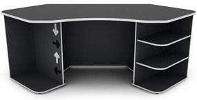 Písací Stôl Matrix 1 grafit/biela