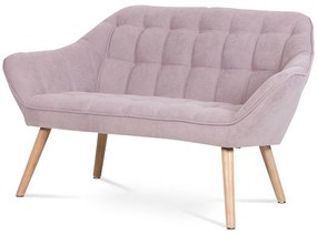 Dvojmiestna sedačka AK-322 PINK2, poťah staroružová látka