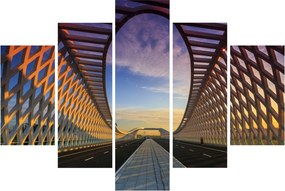 Obraz modernej architektúry mosta (150x105 cm)