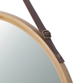 Nástenné zrkadlo B053 NAT, bambus