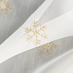ZÁCLONA NA PÚTKACH XMAS20 350X145 CM VZOROVANÁ