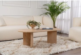 Konferenčný stolík v dekore duba v prírodnej farbe 60x119 cm Sable – Kalune Design
